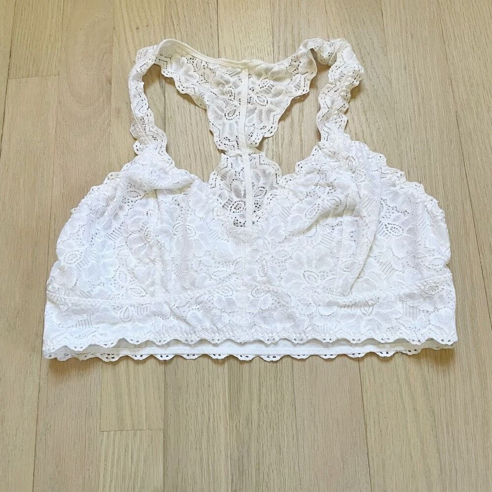 BUY 1 GET 1 FREE Felina large bralette white lace bridal lingerie